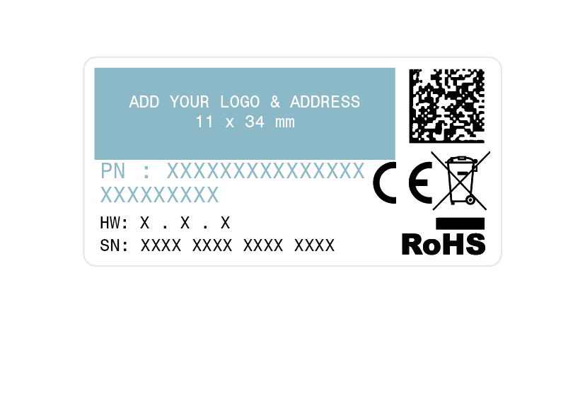 Customized box label