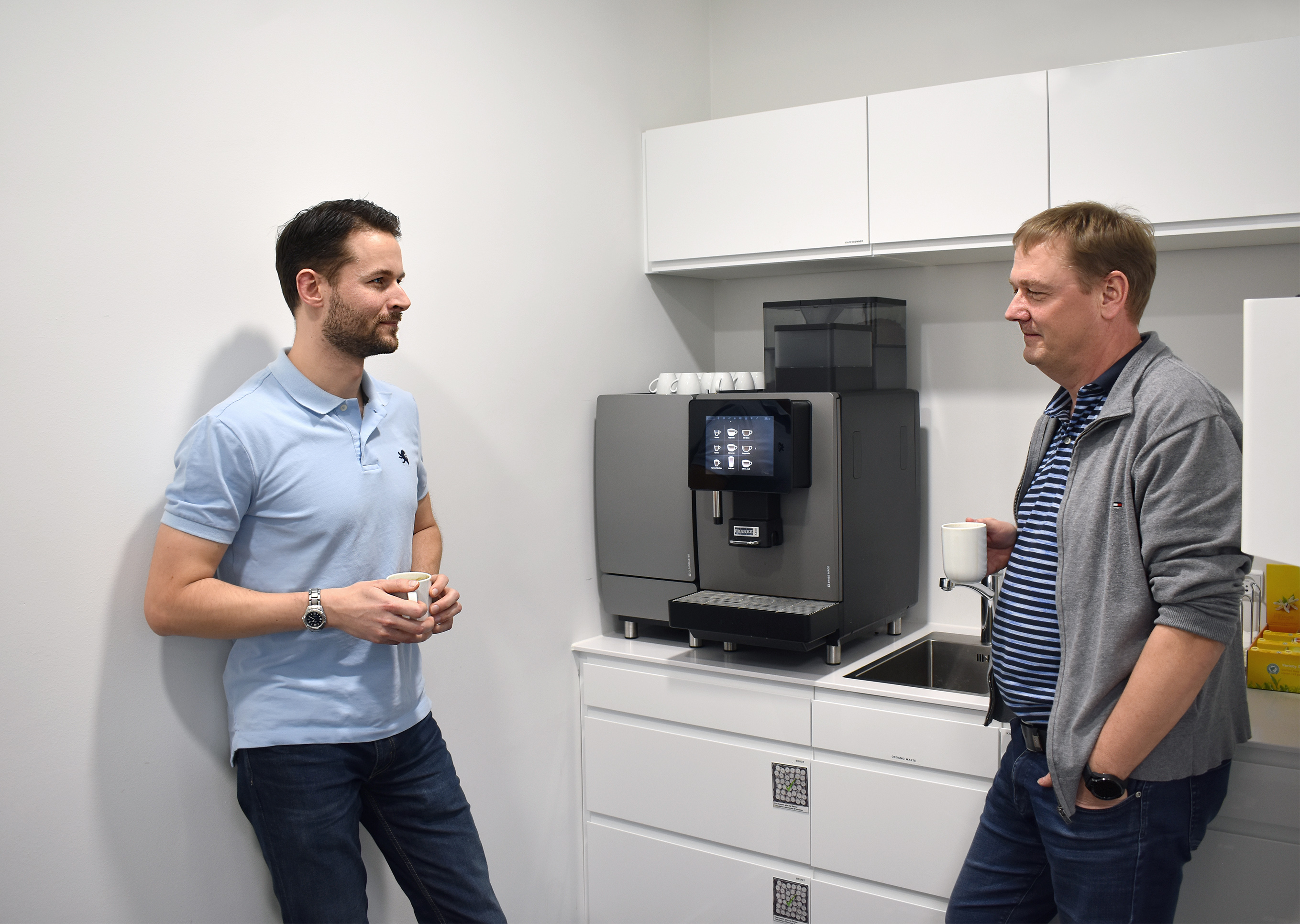 Develco Products employees at break