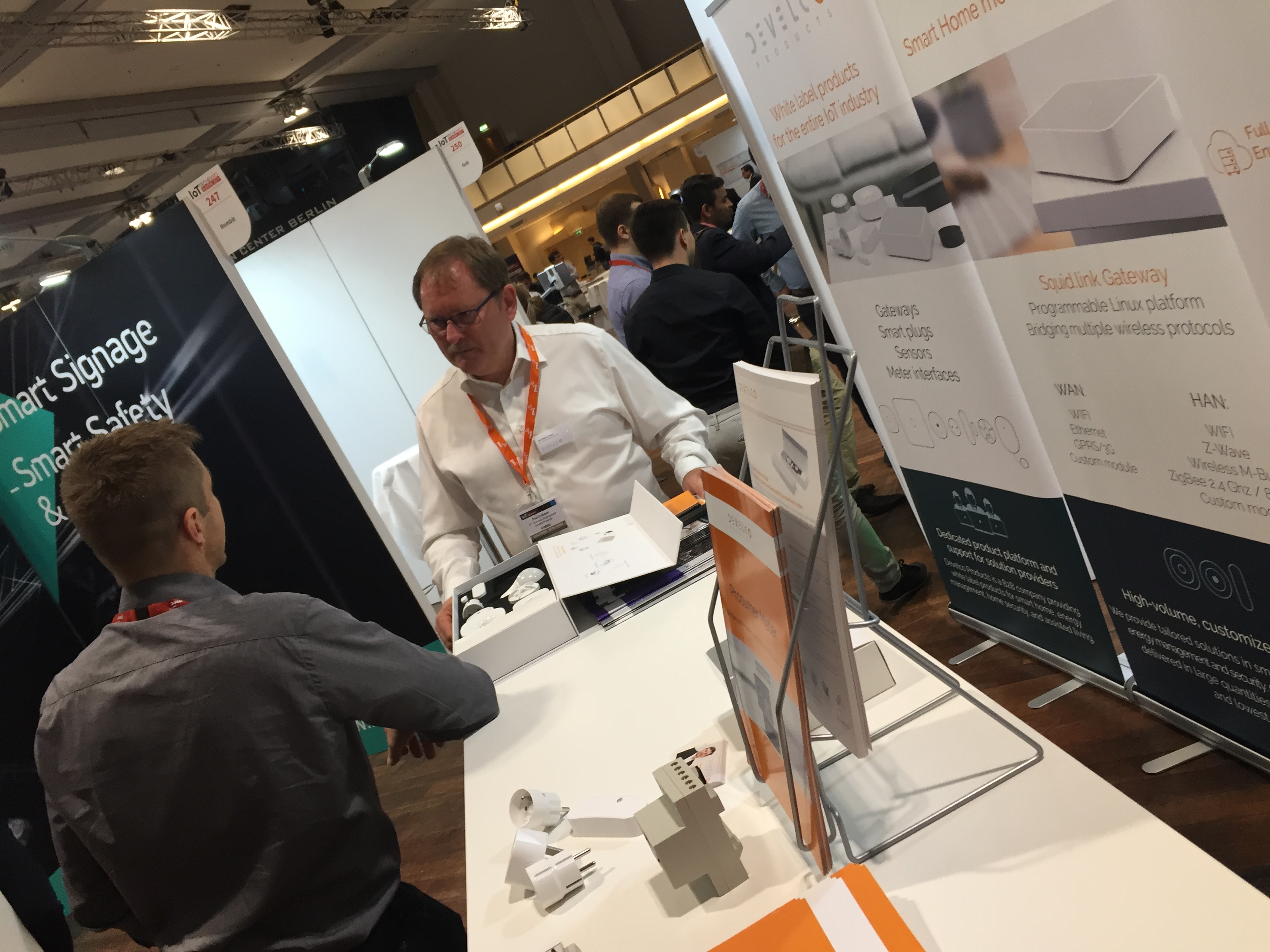 Develco Products' booth at IoT Tech Expo Europe