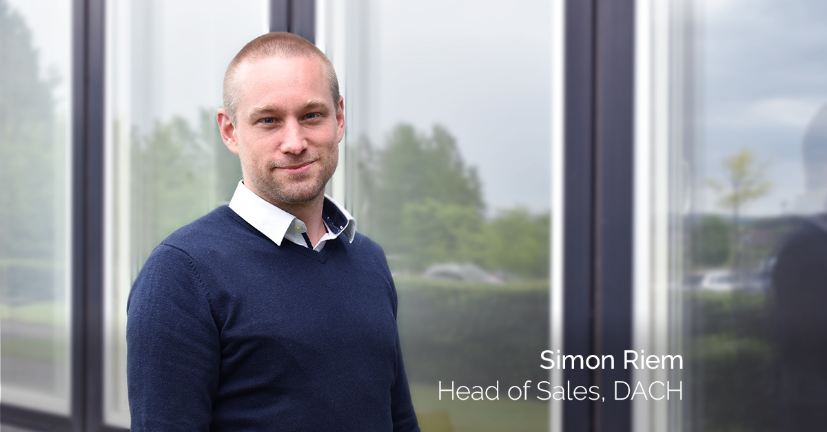 Simon Riem, Head of Sales, DACH