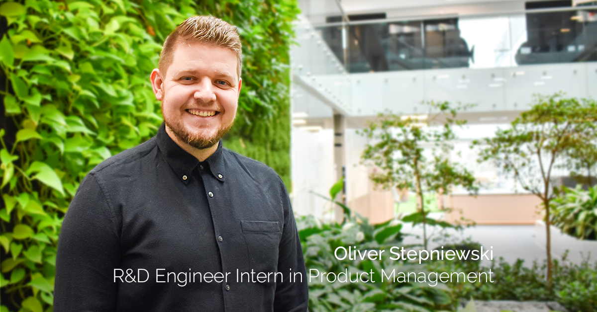 Oliver Stepniewski, R&D Engineer Intern in Product Management
