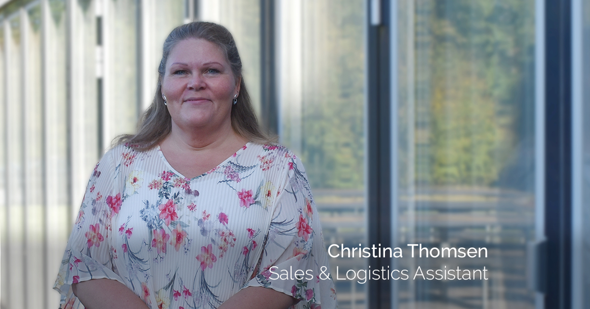 Christina Thomsen, Sales & Logistics Assistant at Develco Products